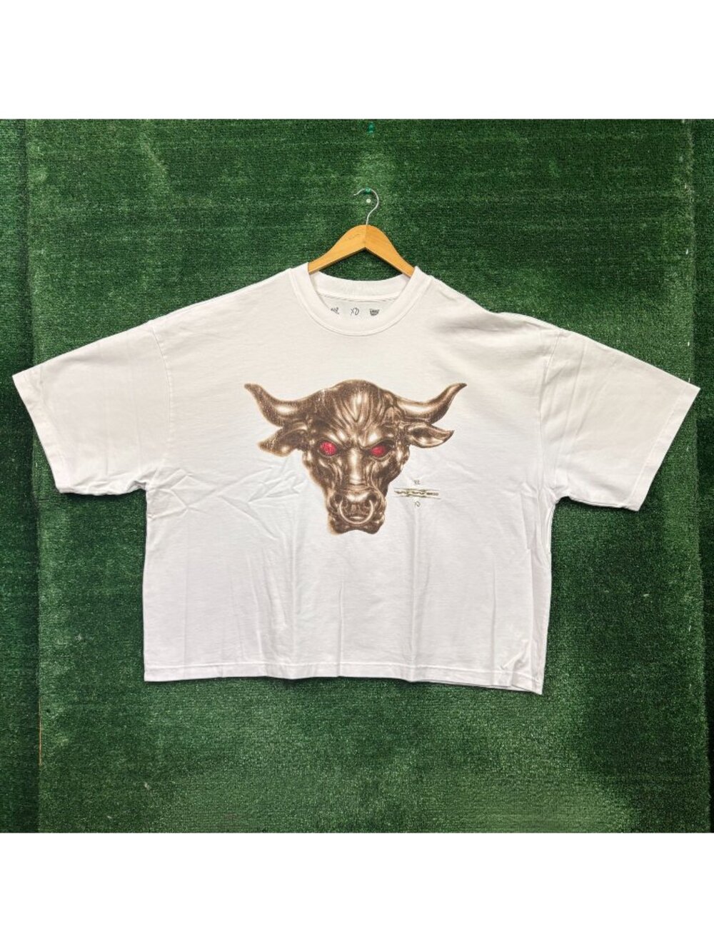 XO The Weeknd x WWE The Rock Brahma Bull Wrestling T-Shirt Size 2XL